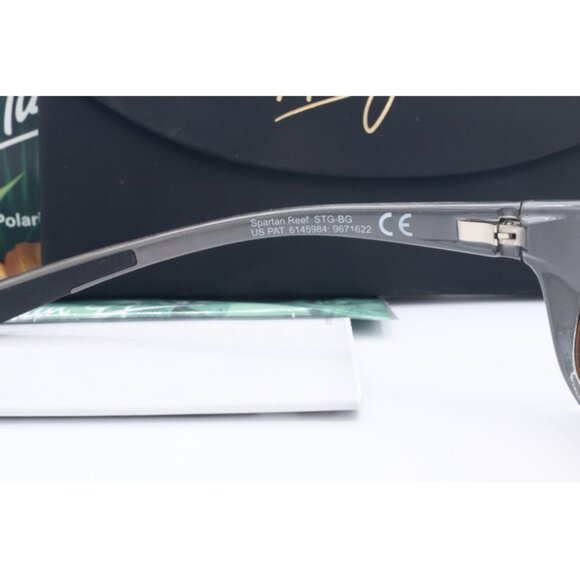Maui Jim Spartan Reef MJ 278-03F Tortoise Wrap Sunglasses Brown polarized Lenses - Picture 8 of 9